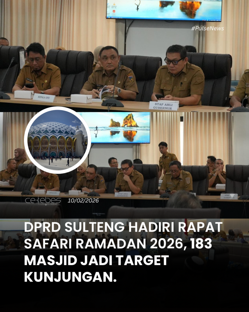 DPRD Sulteng Hadiri Rapat Safari Ramadan 2026, 183 Masjid Jadi Target Kunjungan